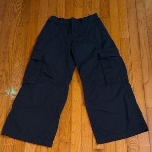 H&M Black Utility Cargo Pants